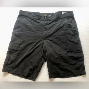Lee Size 38 Flat Front Shorts Black